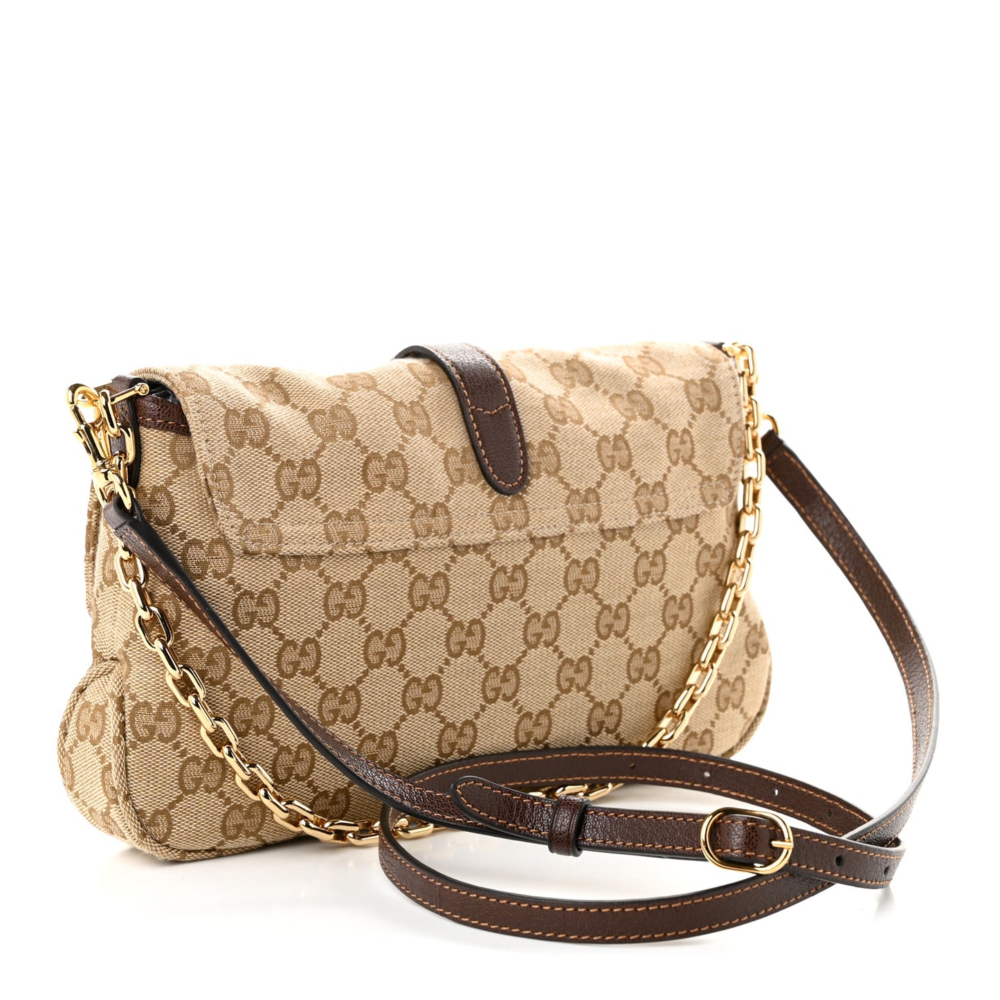 Monogram Medium Aperitivo Shoulder Bag  Sand Brown
