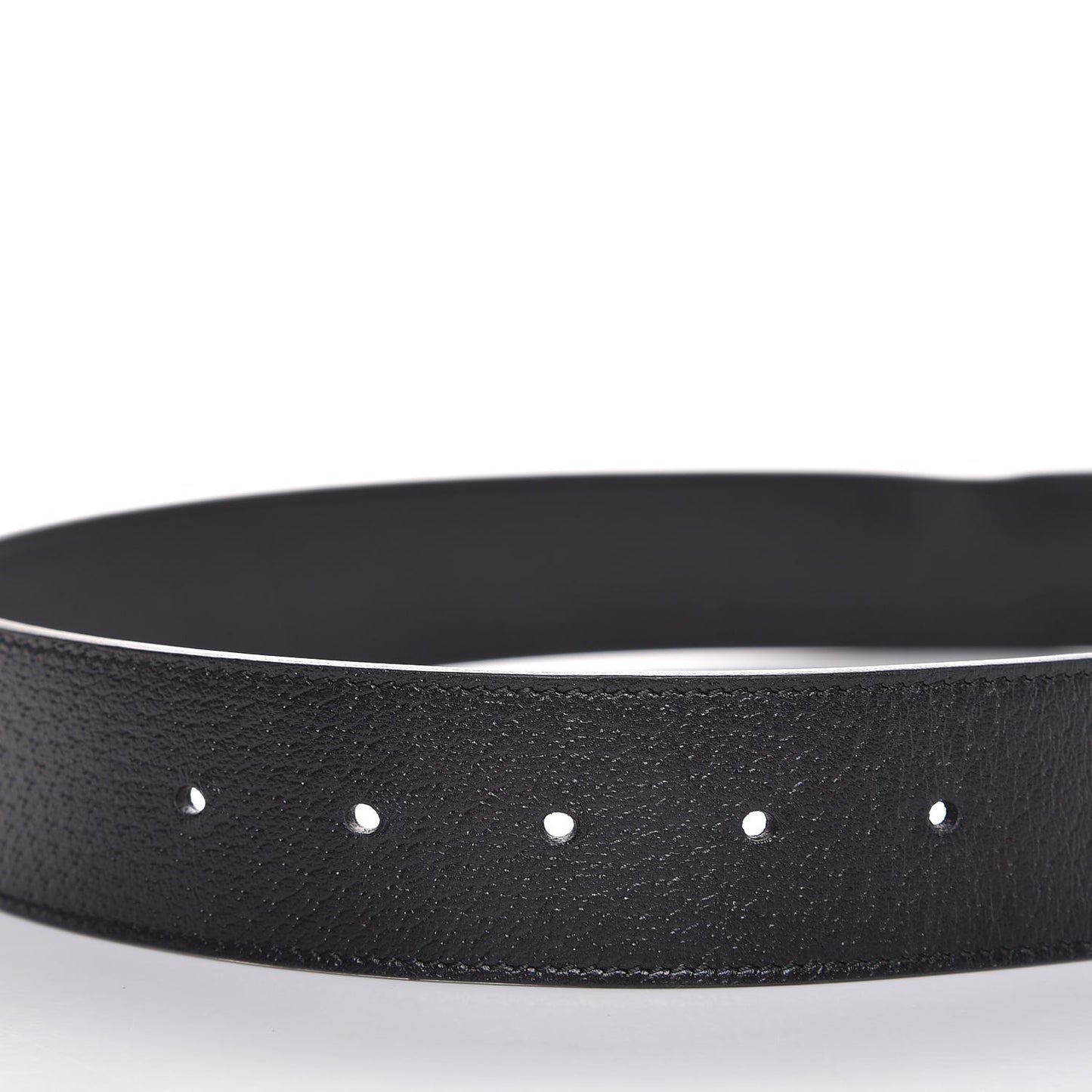 Textured Calfskin Double G 40mm Belt 90 36 Black