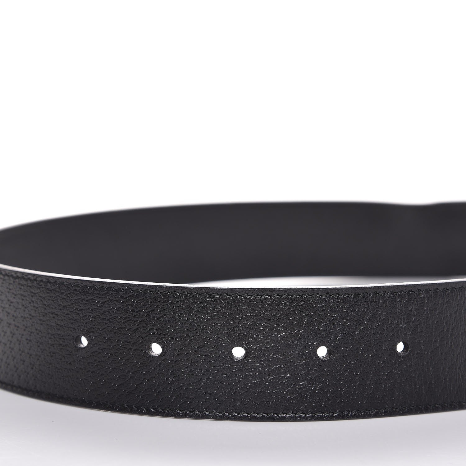 Gucci Textured Calfskin Double G 40mm Belt 90 36 Black 6 of 7