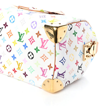 Louis Vuitton Monogram Multicolor Speedy 30 White 8 of 8