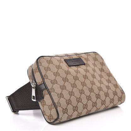 Gucci Monogram Belt Bag Dark Brown 4 of 10