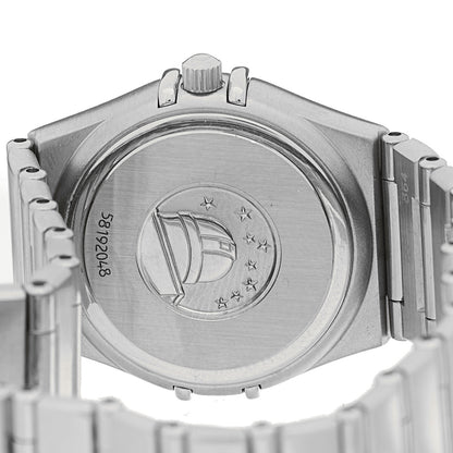 Omega Stainless Steel Diamond Bezel 25mm Constellation Quartz Watch Silver 131.15.25.60.52.001 White 4 of 4
