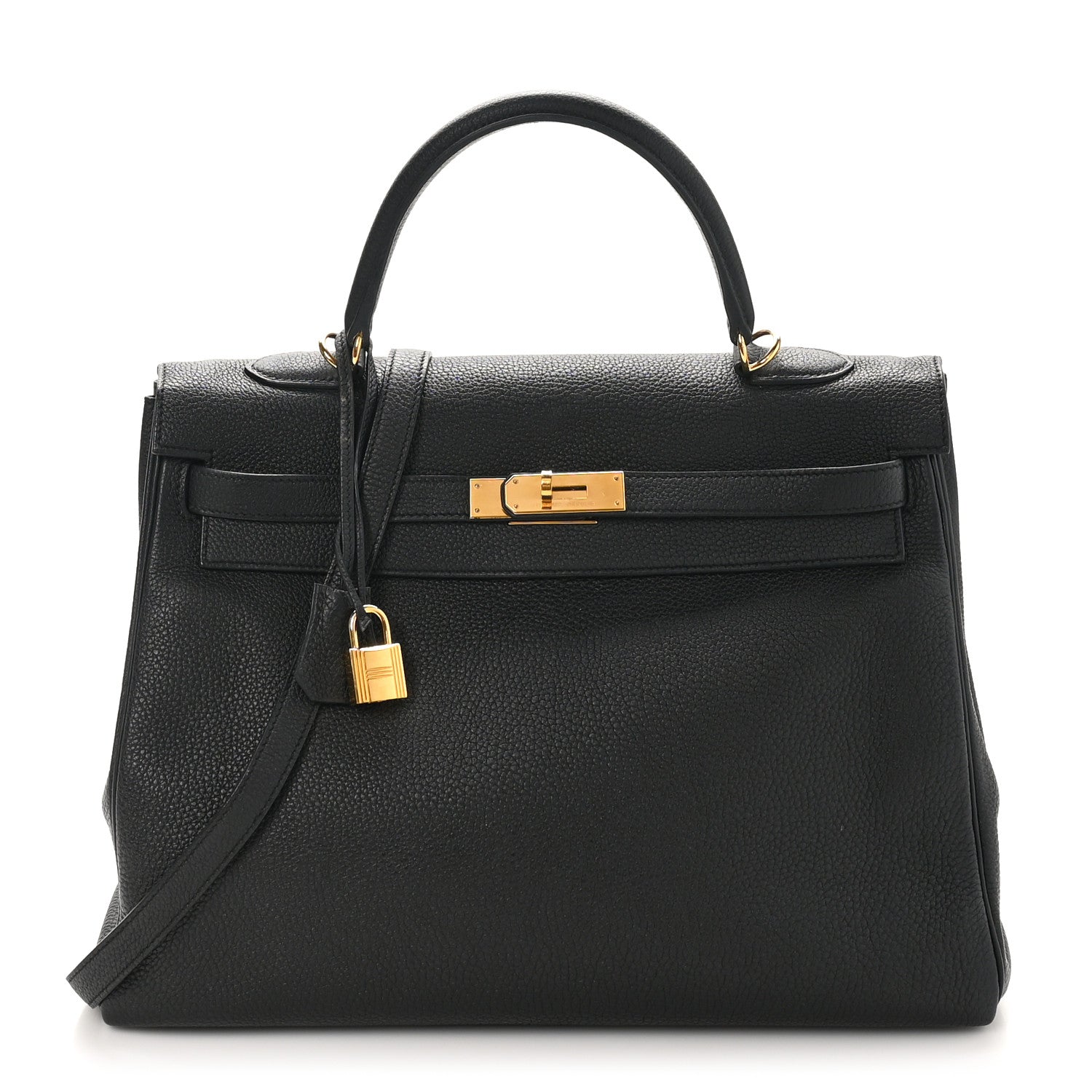 Hermes Togo Kelly Retourne 35 Black 1 of 11