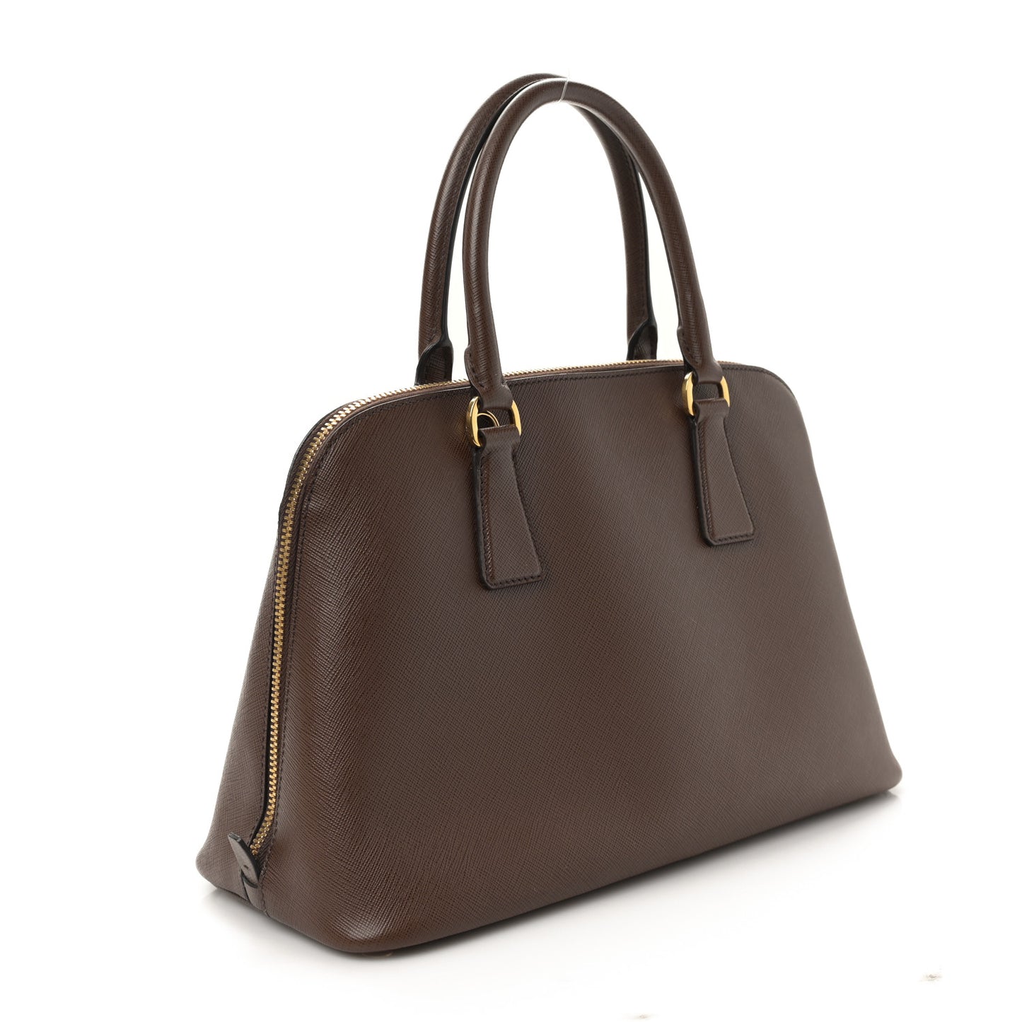 Saffiano Lux Medium Promenade Tote Cacao