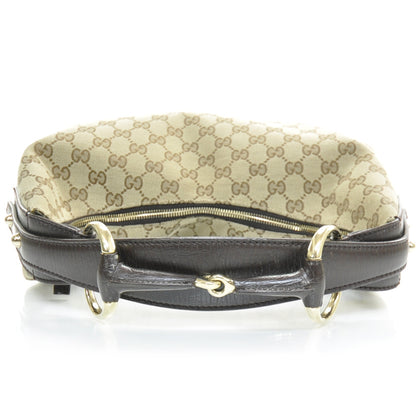 Gucci Monogram Medium Horsebit Chain Hobo 6 of 9