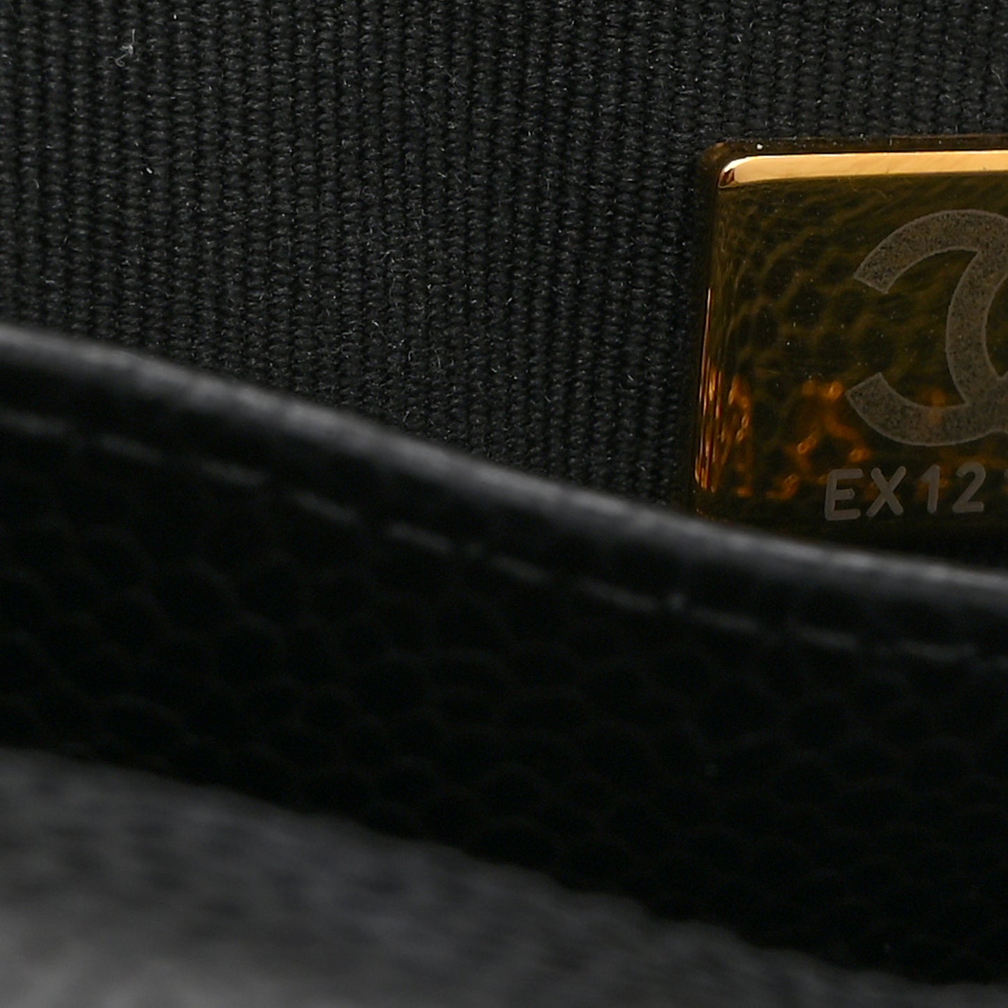 Caviar Quilted Mini Chain Flap Black