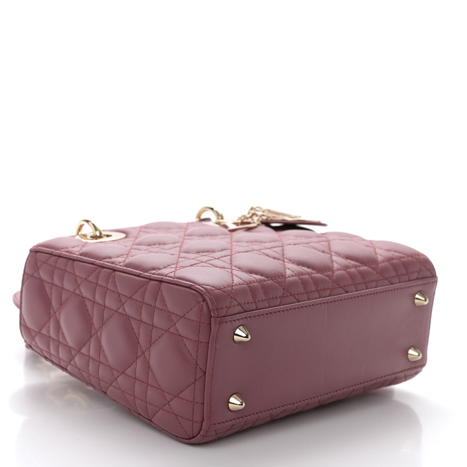 Christian Dior Lambskin Cannage Small My ABCDior Lady Dior Pink Honey 4 of 11