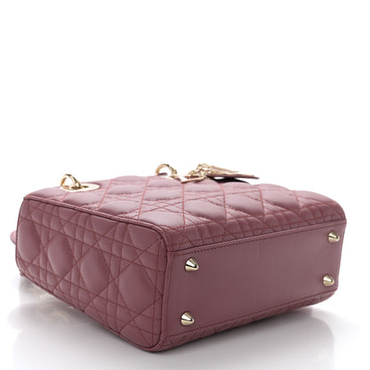 Christian Dior Lambskin Cannage Small My ABCDior Lady Dior Pink Honey 4 of 11