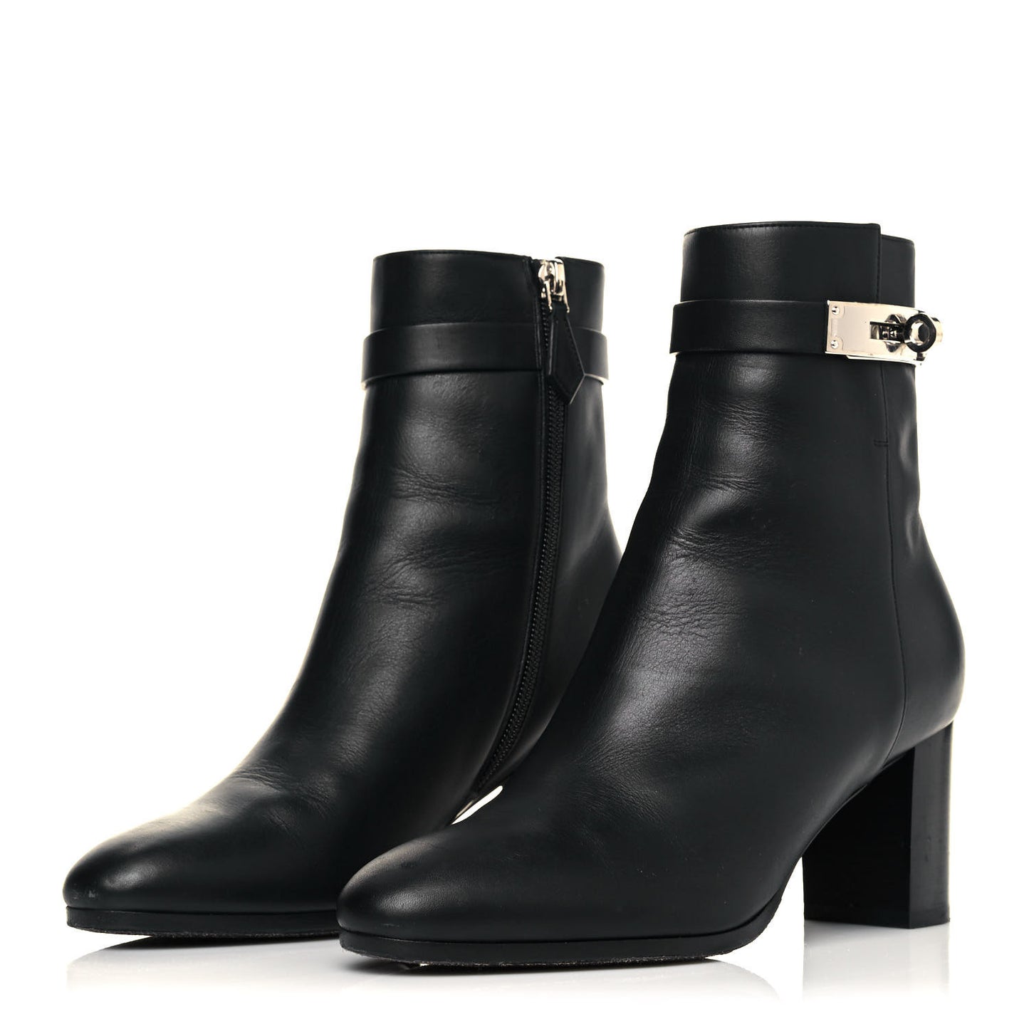 Calfskin Saint Germain Ankle Boots 36 Black