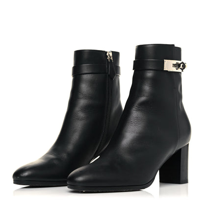 Hermes Calfskin Saint Germain Ankle Boots 36 Black 3 of 11