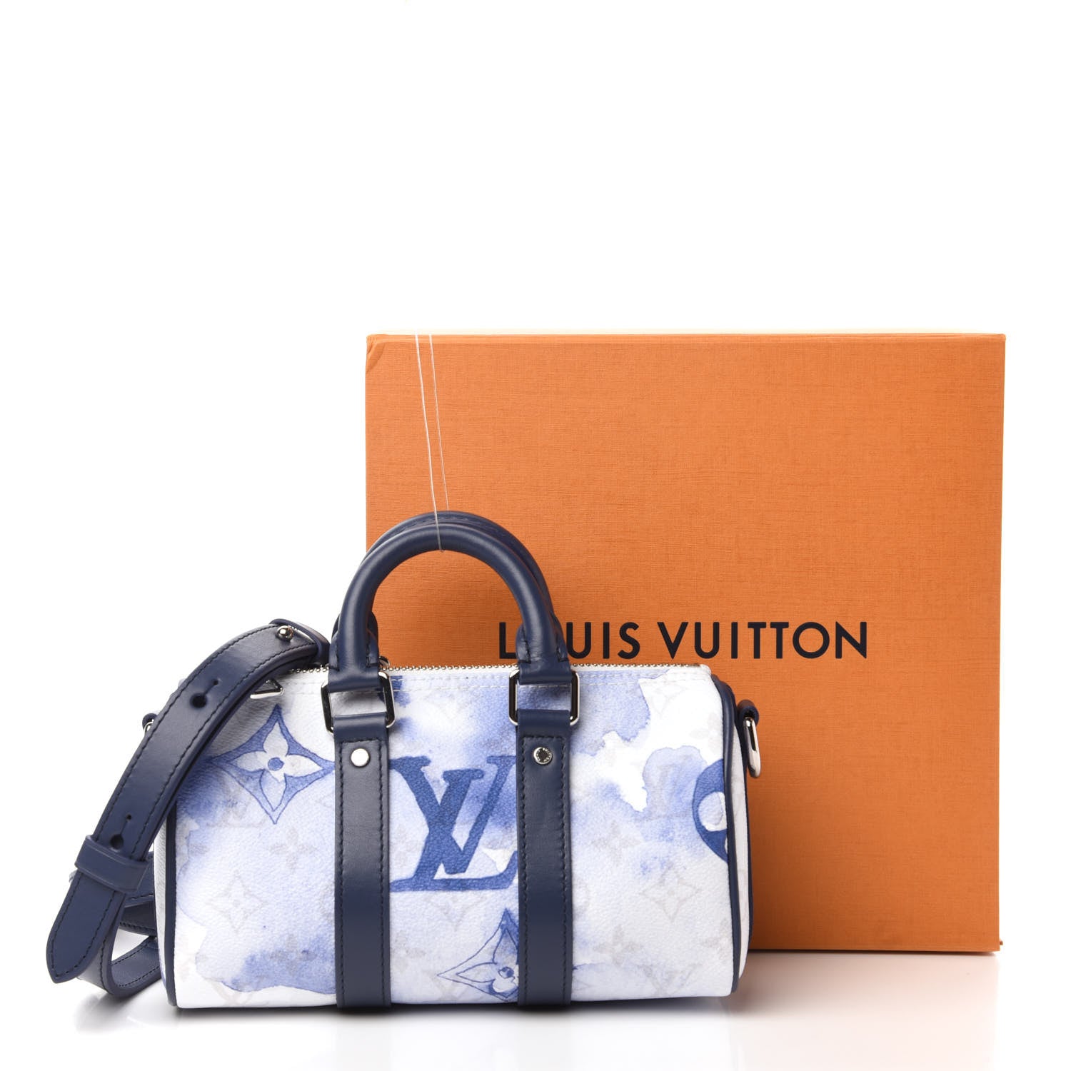 Louis Vuitton Monogram Watercolor Keepall XS Blue 11 of 11