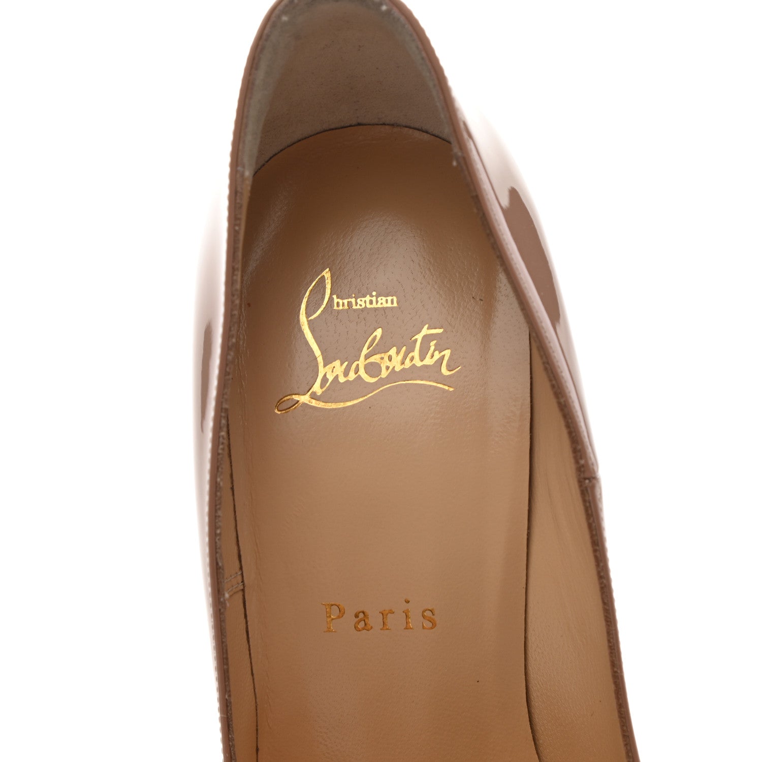 Christian Louboutin Patent So Kate 120 Pumps 38 Nude 7 of 9