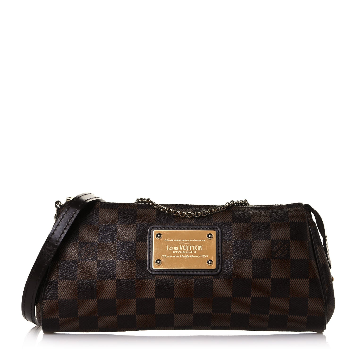 Louis Vuitton Damier Ebene Eva Clutch 1 of 14