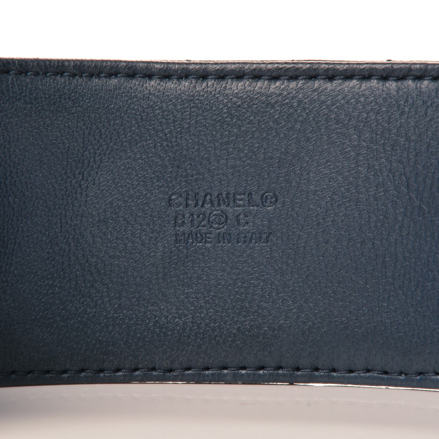 Chanel Quilted Lambskin CC Turnlock Cuff Blue 5 of 5