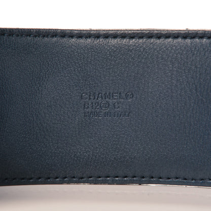 Chanel Quilted Lambskin CC Turnlock Cuff Blue 5 of 5