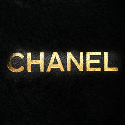 Chanel Shearling CC Flat Mules 39 Black 8 of 17