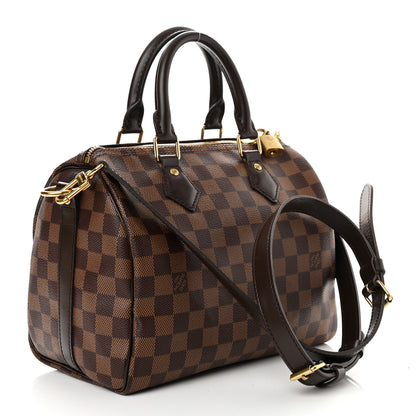 Louis Vuitton Damier Ebene Speedy Bandouliere 25 3 of 10