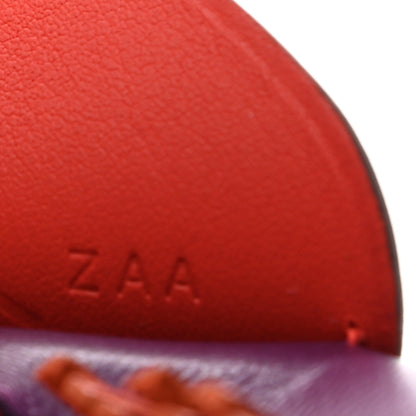 Hermes Milo Lambskin Grigri Rodeo Pegase Horse Bag Charm PM Violet Cornaline Capucine 4 of 5
