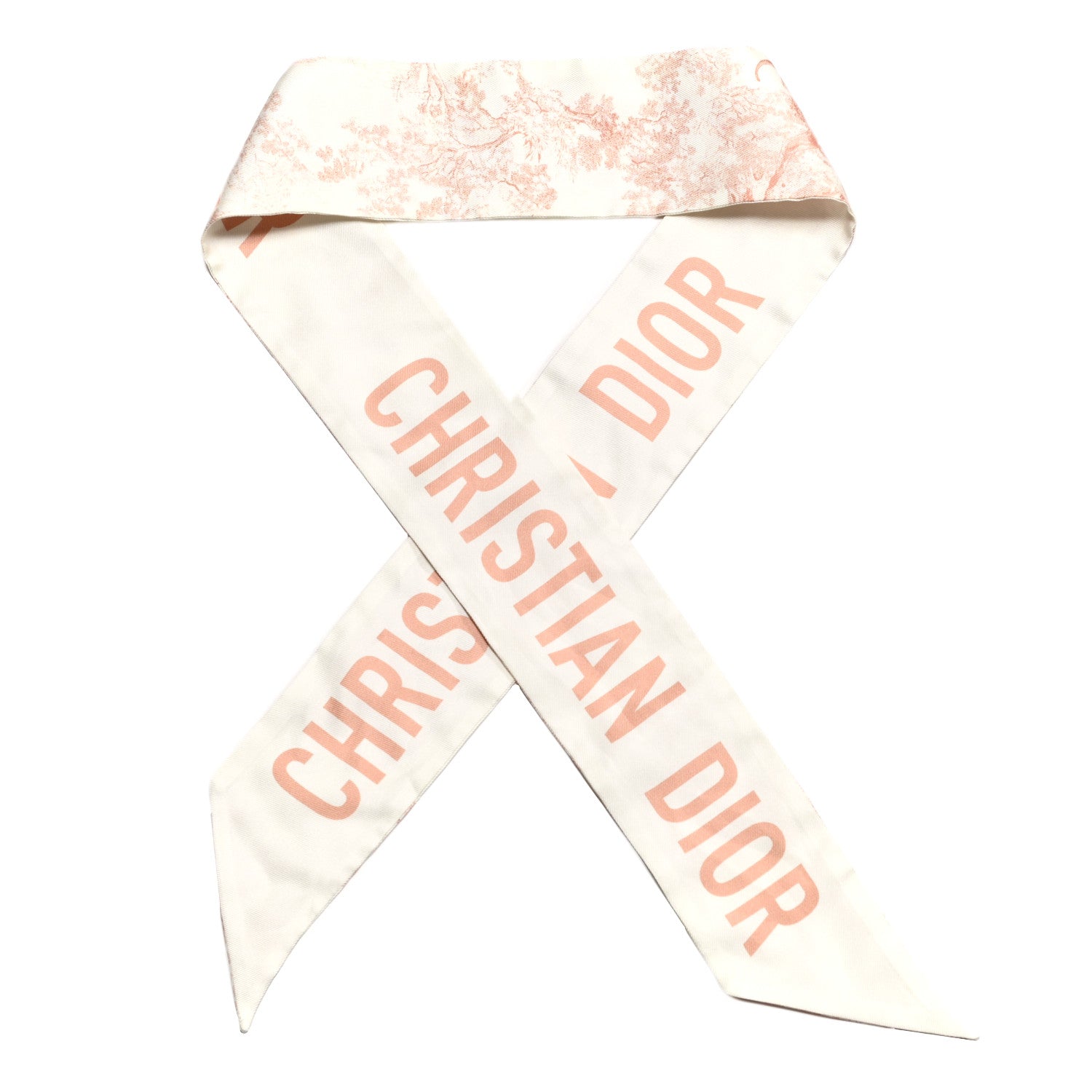 Christian Dior Silk ABCDior D Danse Mitzah Scarf Black 1 of 4
