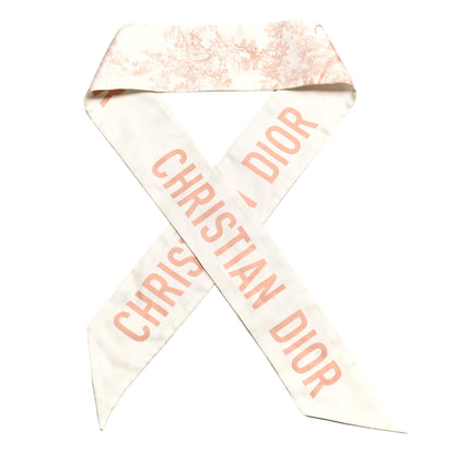 Christian Dior Silk ABCDior D Danse Mitzah Scarf Black 1 of 4
