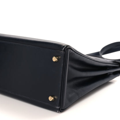 Hermes Box Kelly Retourne 32 Bleu Marine 9 of 9