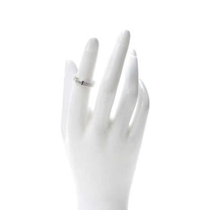 Tiffany Sterling Silver Diamond Narrow Somerset Ring 49 5 2 of 5