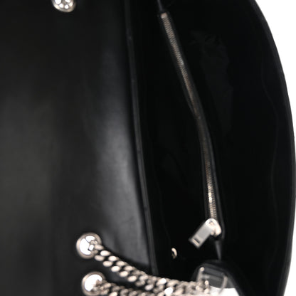 Saint Laurent Calfskin Y Quilted Monogram Large Loulou Chain Satchel Black 5 of 10