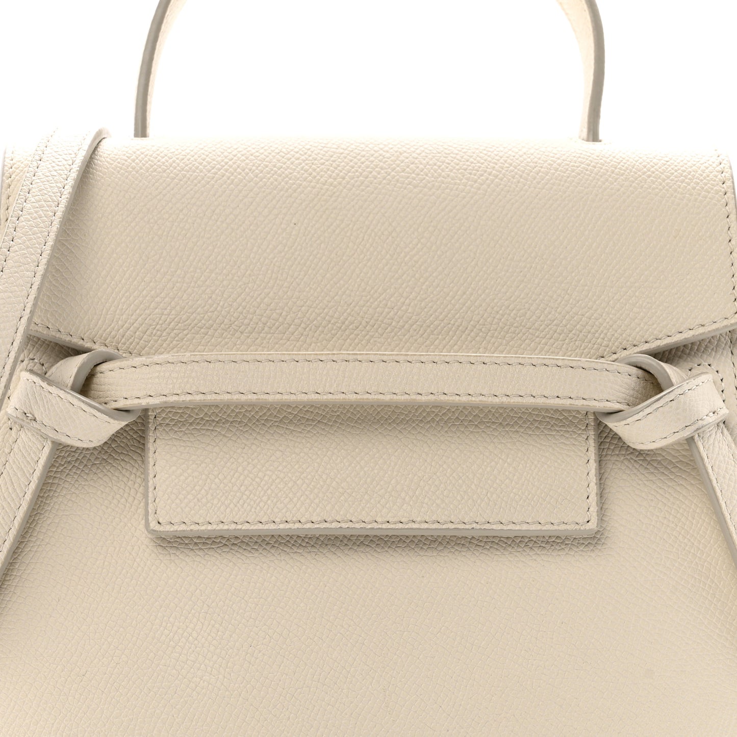 Grained Calfskin Nano Belt Bag Linen