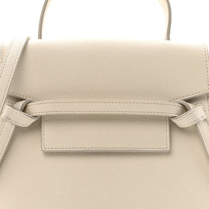 Celine Grained Calfskin Nano Belt Bag Linen 8 of 15