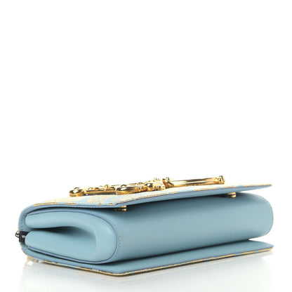 Dolce & Gabbana Brocade DG Girls Shoulder Bag Light Blue 4 of 8