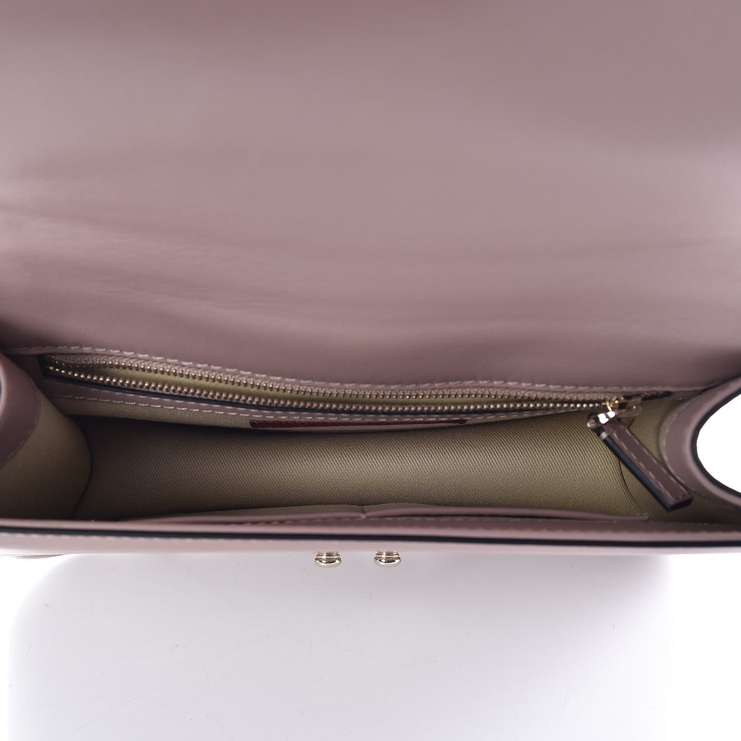 Vitello Medium Glam Lock Rockstud Flap Poudre