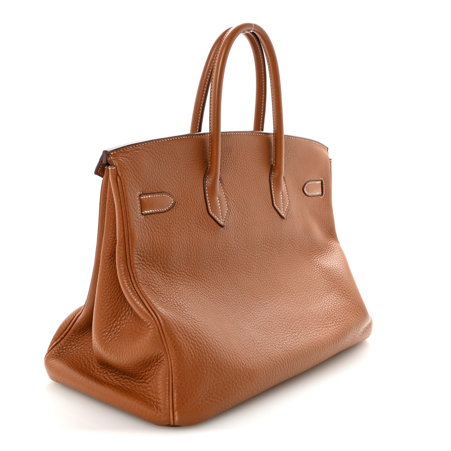 Hermes Taurillon Clemence BIRKIN 35 Gold 3 of 10