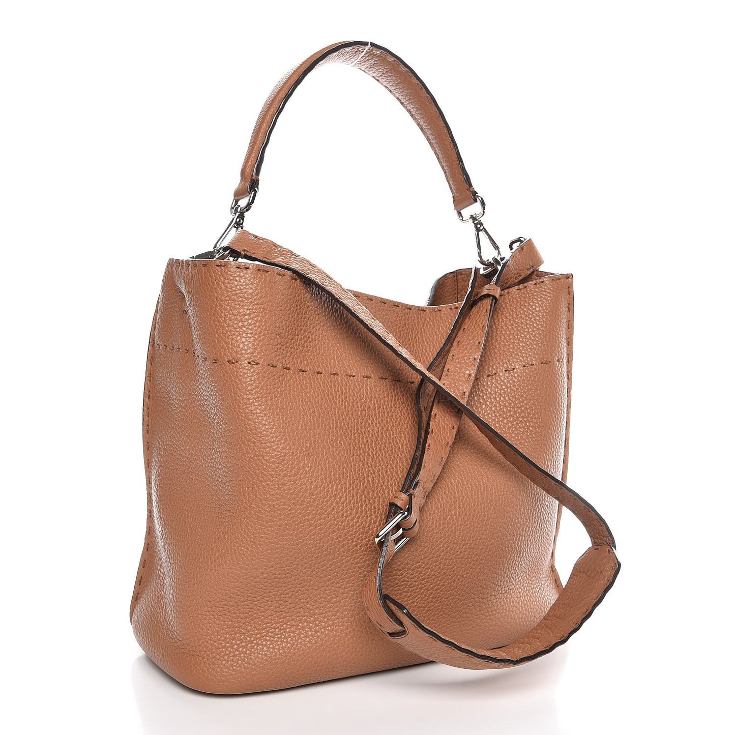 Cuoio Romano Selleria Small Anna Bucket Bag Mou