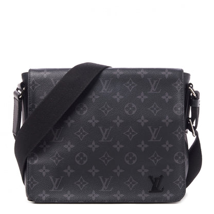 Louis Vuitton Monogram Eclipse District PM Black 1 of 8