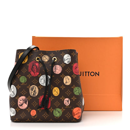 Louis Vuitton x FORNASETTI Monogram Cameo Neonoe MM Ivory 10 of 10