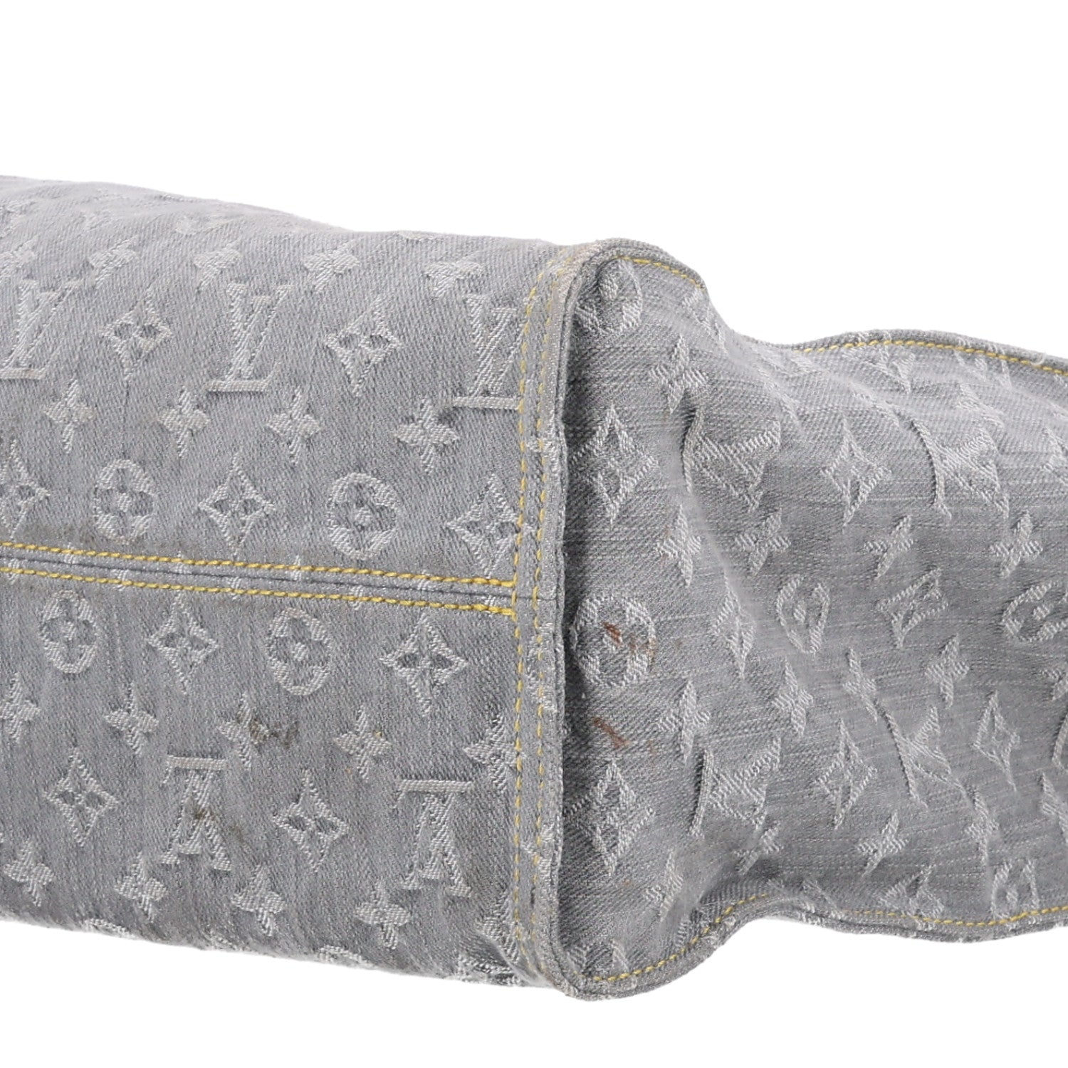 Louis Vuitton Monogram Denim Onthego MM Washed Grey 8 of 8