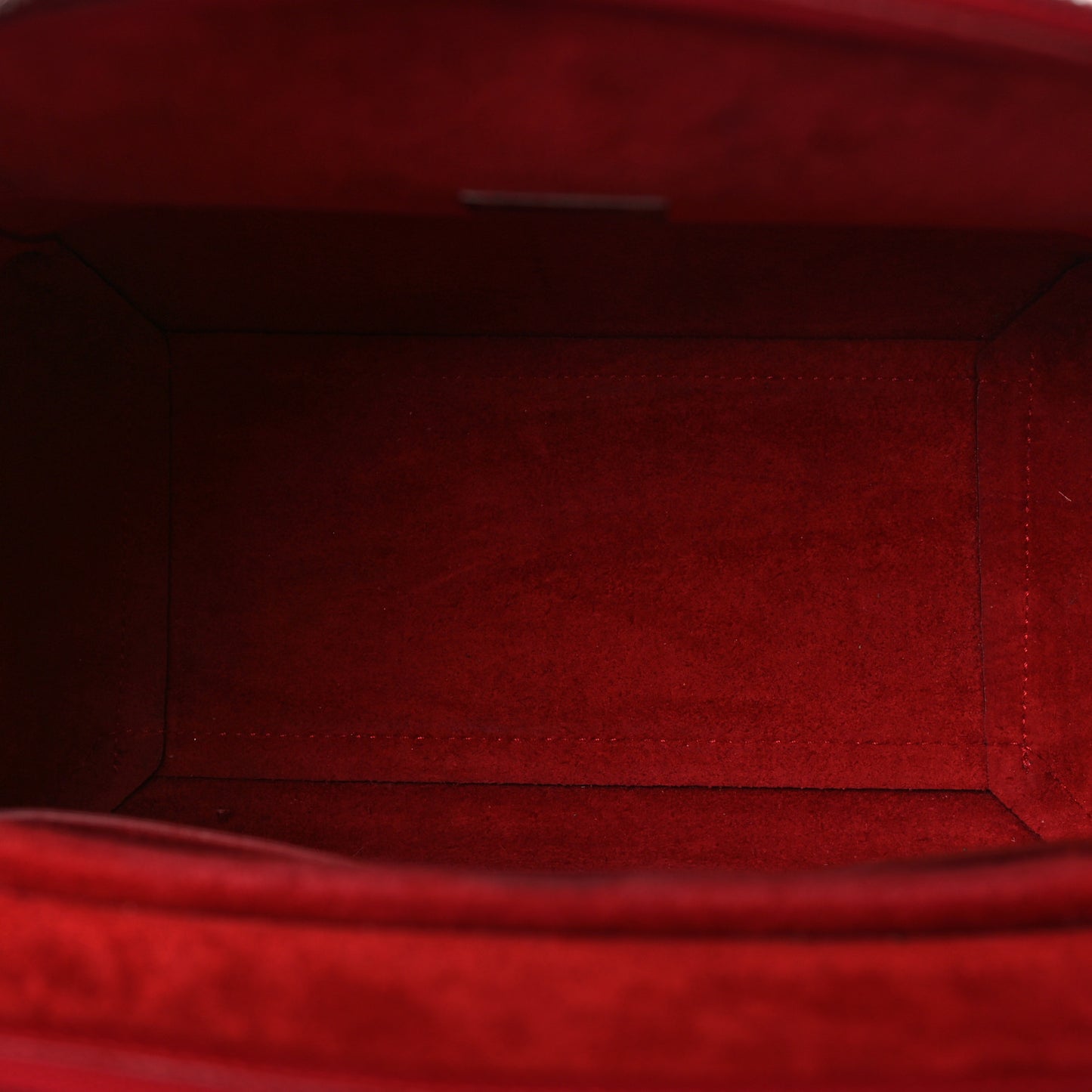 Baby Grained Calfskin Micro Belt Bag Coquelicot