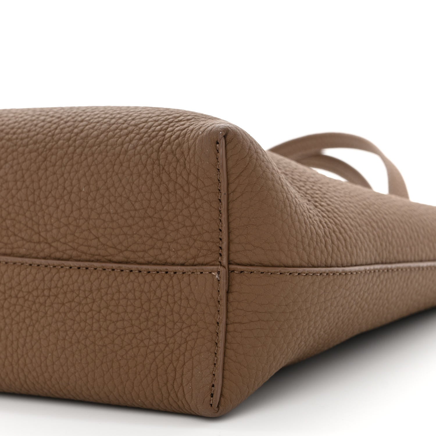 The Row Matte Grained Calfskin Small Park Tote Brown 9 of 9
