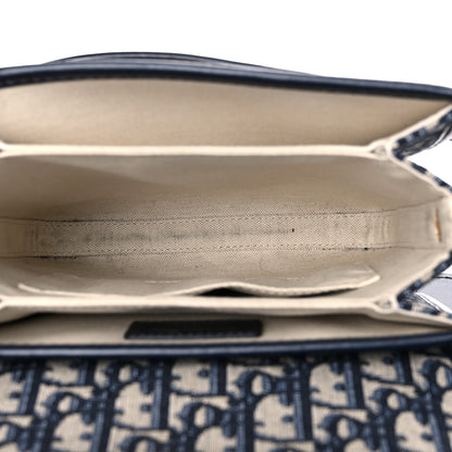 Christian Dior Oblique Square DiorAddict Flap Navy Blue 5 of 18