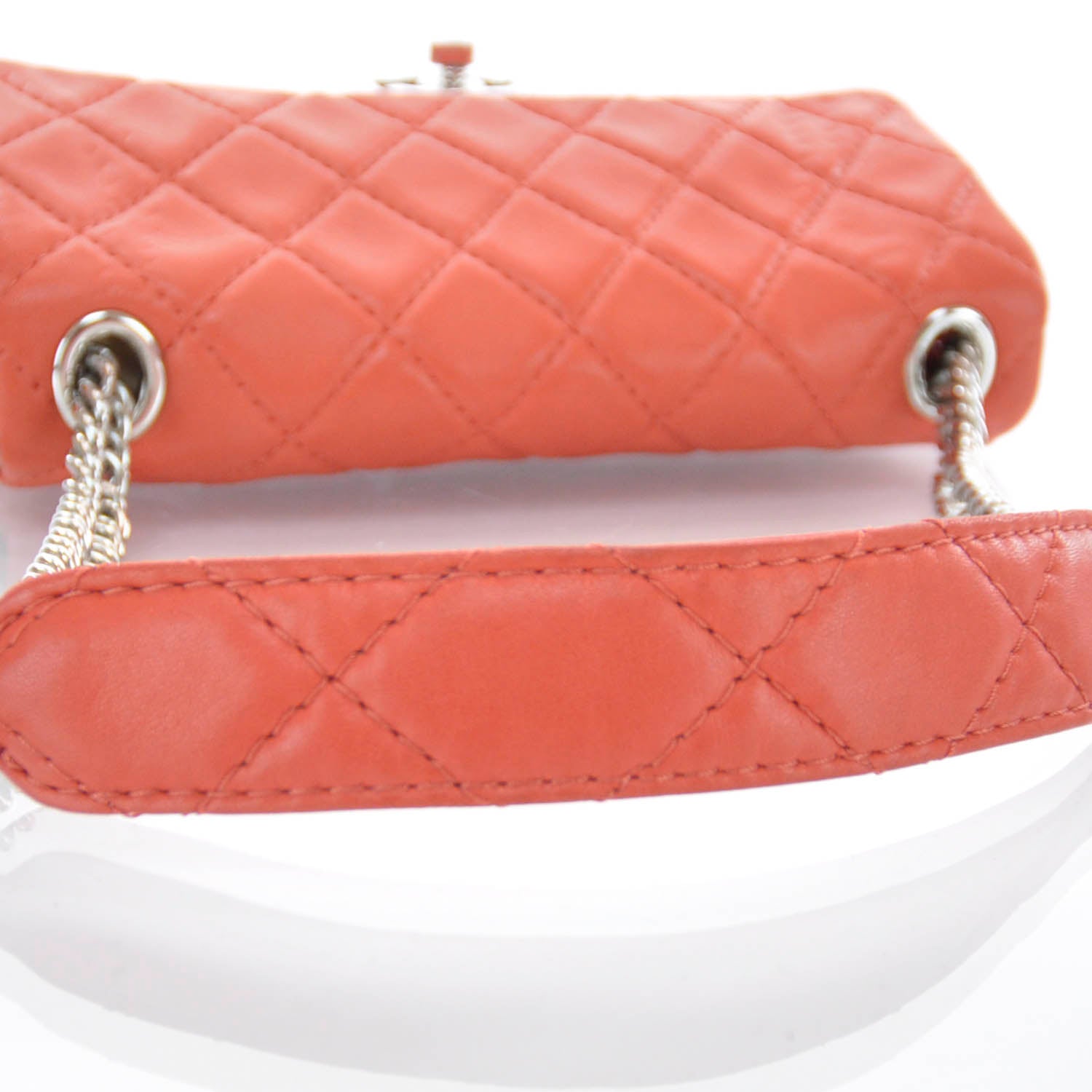 Chanel Lambskin Icons Secret Label Medium Flap Red 6 of 11