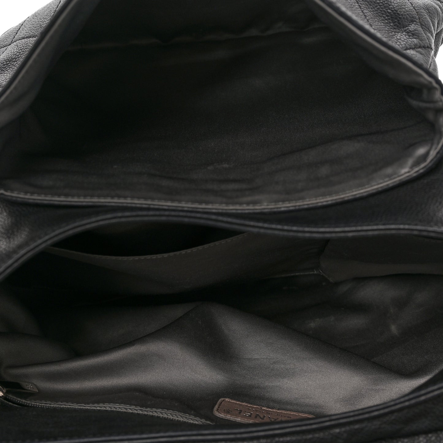 Caviar Stitched Pocket In The City Hobo Black