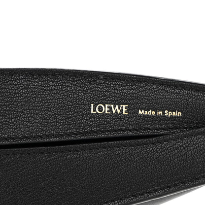 Loewe Satin Calfskin Jacquard Luna Bag Black 6 of 10