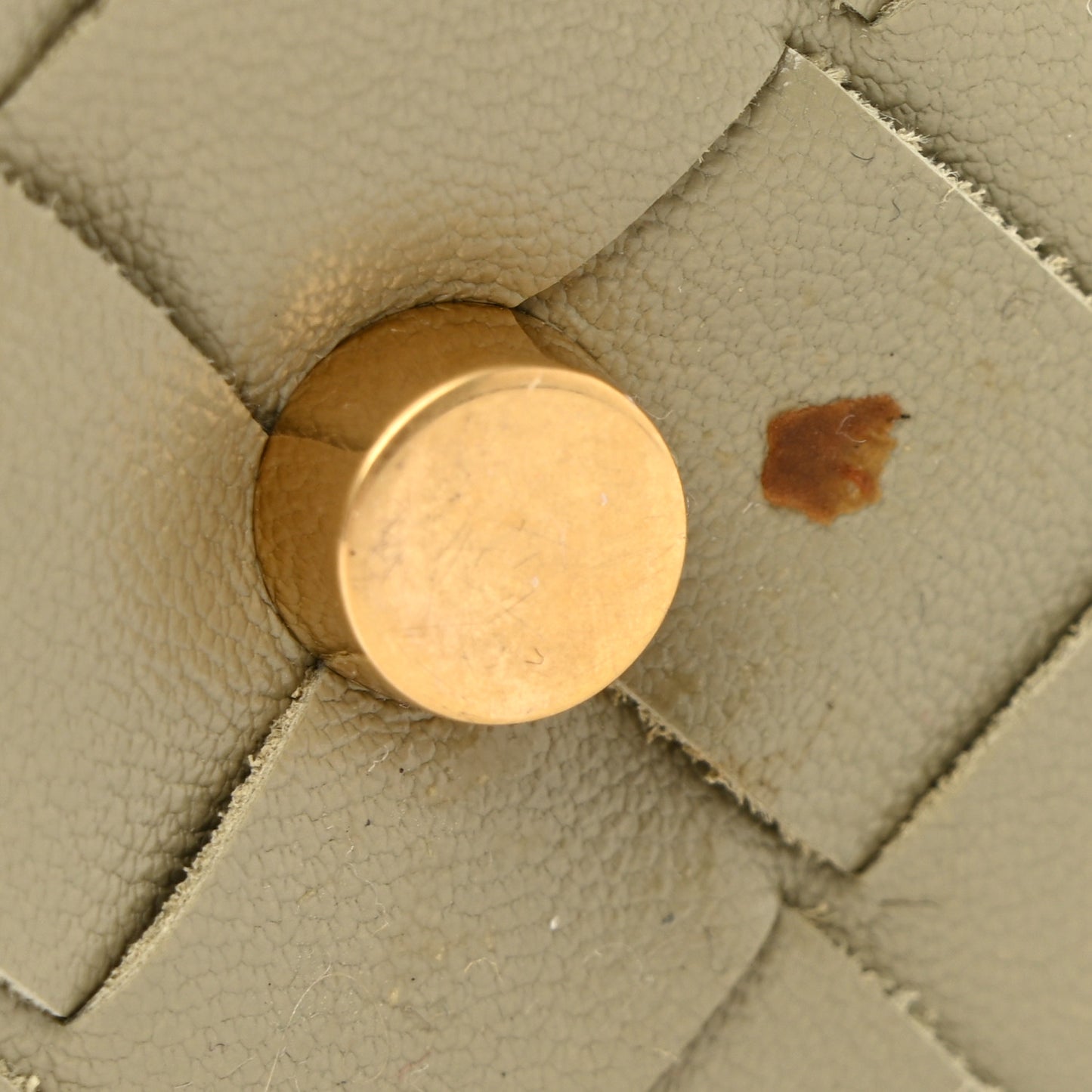 Calfskin Nappa Intrecciato Mini Wallace Travertine Travertine