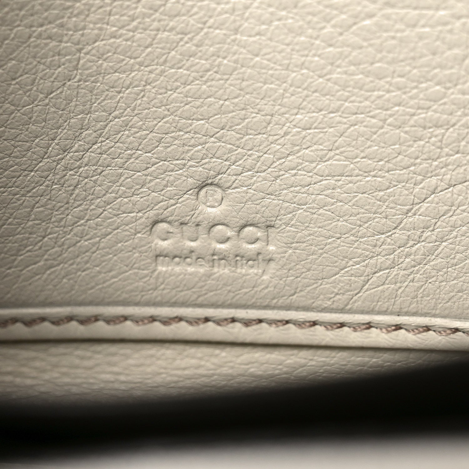 Gucci Guccissima GG Pierce Zip Around Wallet White 6 of 8
