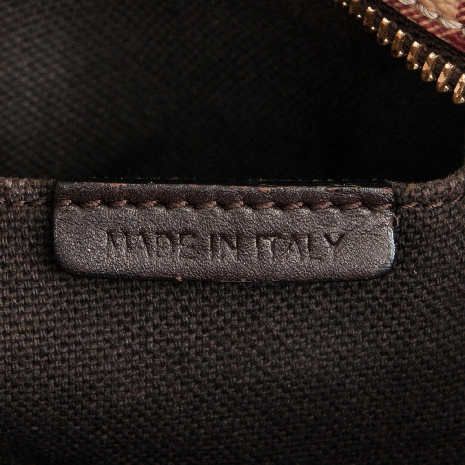 Burberry Haymarket Check Medium Regent Tote Chocolate 7 of 7