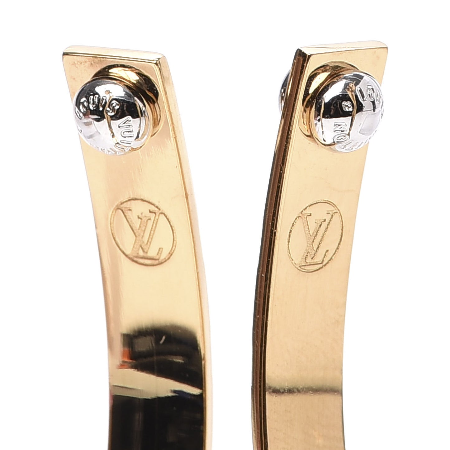 Nanogram Hoop Earrings Gold