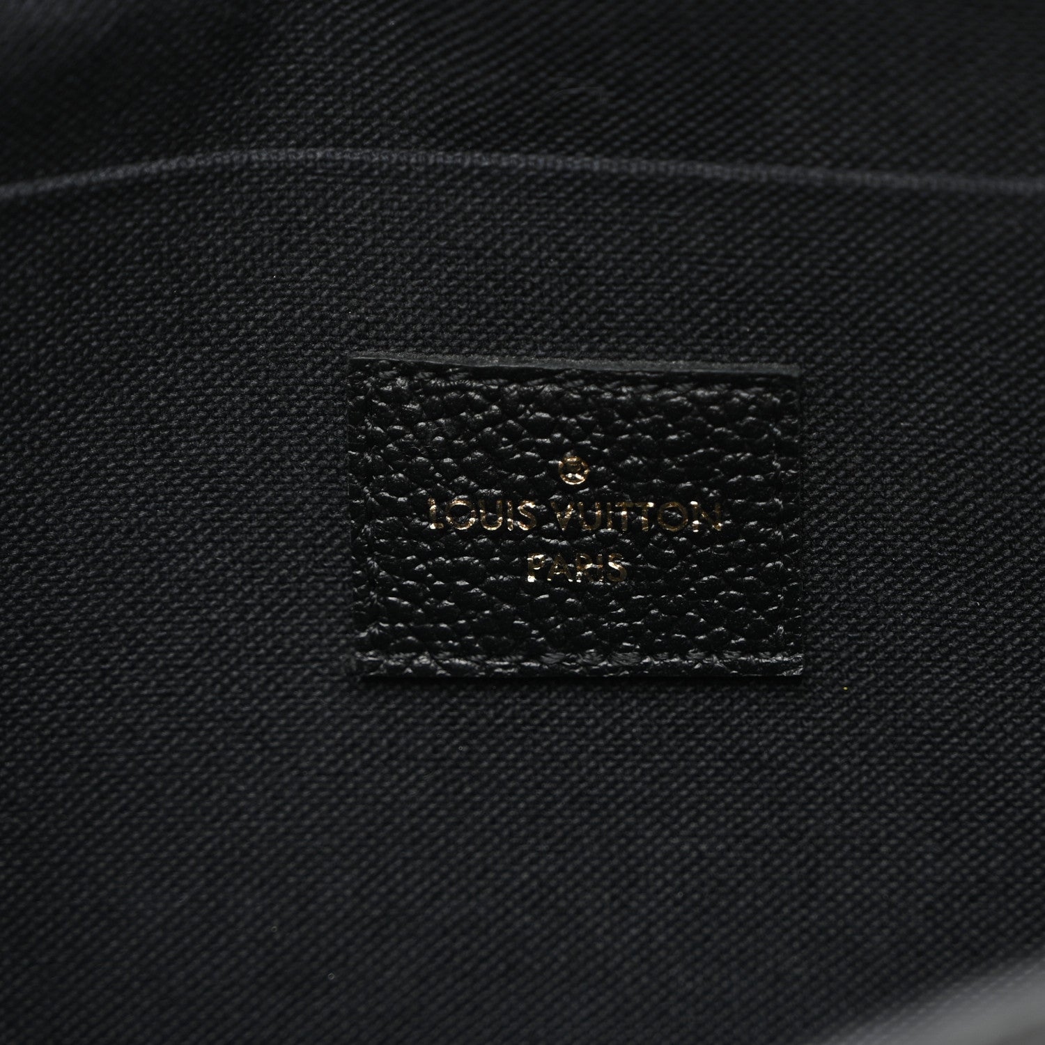 Louis Vuitton Empreinte Pochette Felicie Chain Wallet Black 7 of 11