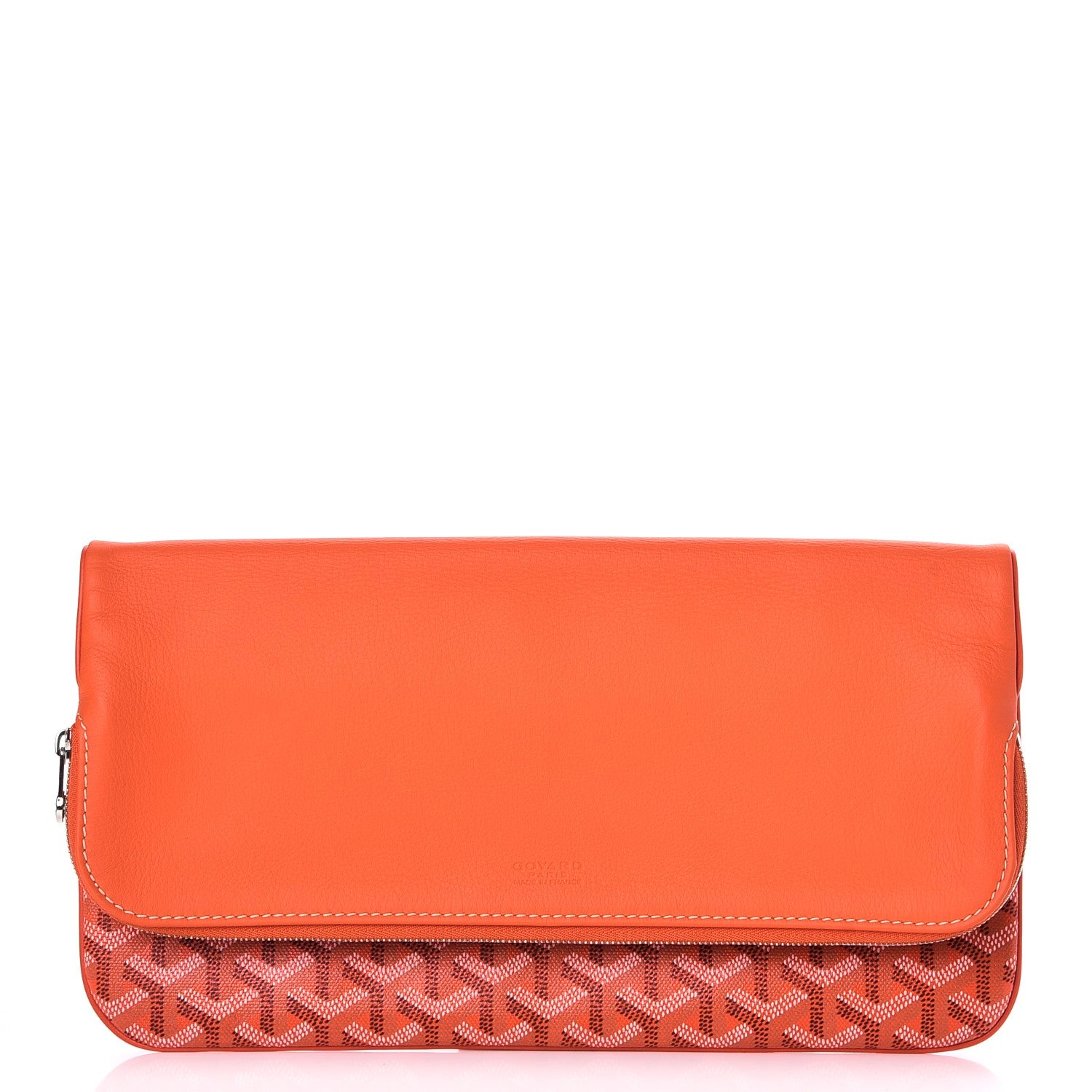 Goyard Goyardine Sainte Marie Soft Clutch Orange 1 of 9