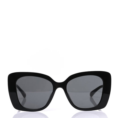 Chanel Acetate Strass Square Sunglasses 5422-B-A Black White 2 of 8