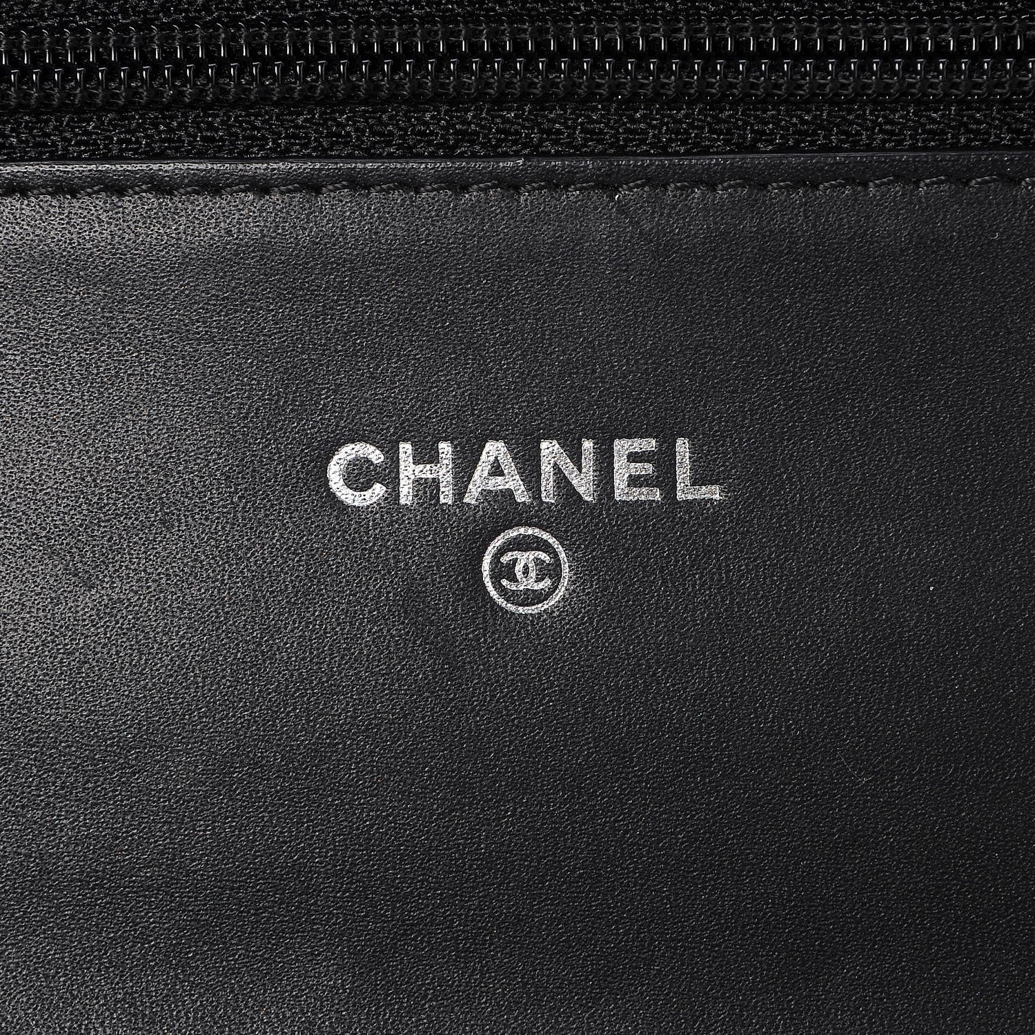 Chanel Patent Quilted Brilliant Wallet On Chain WOC Black 6 of 9